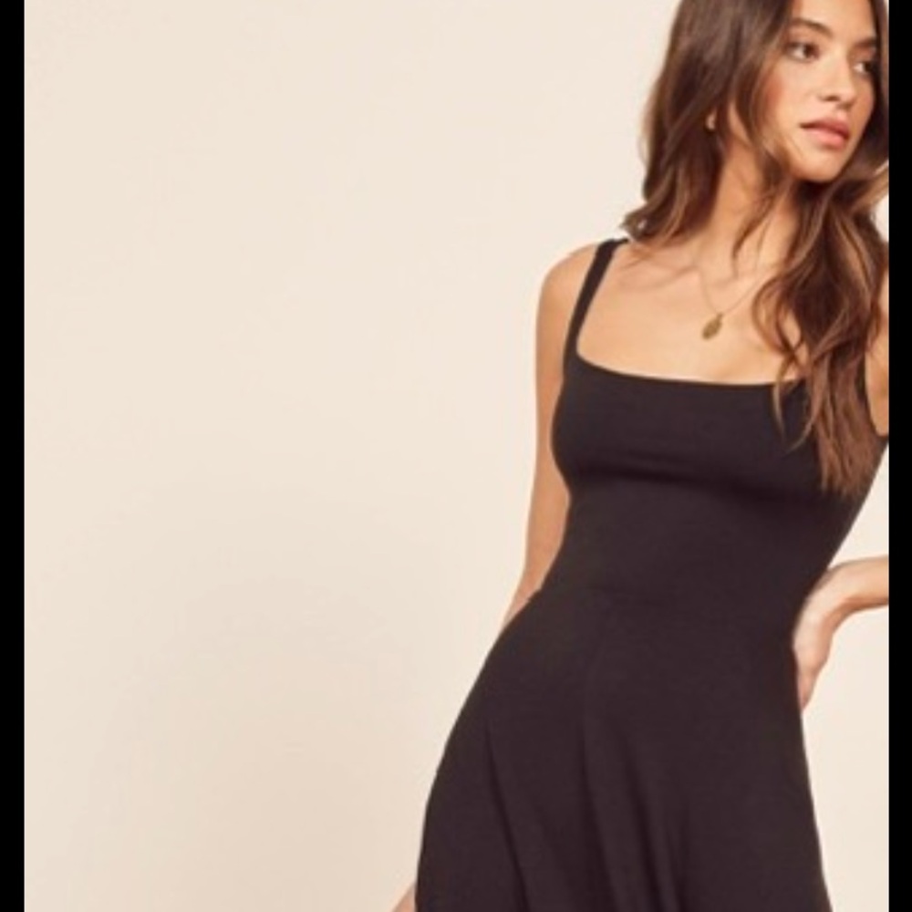 Reformation (Navy) Mary Dress